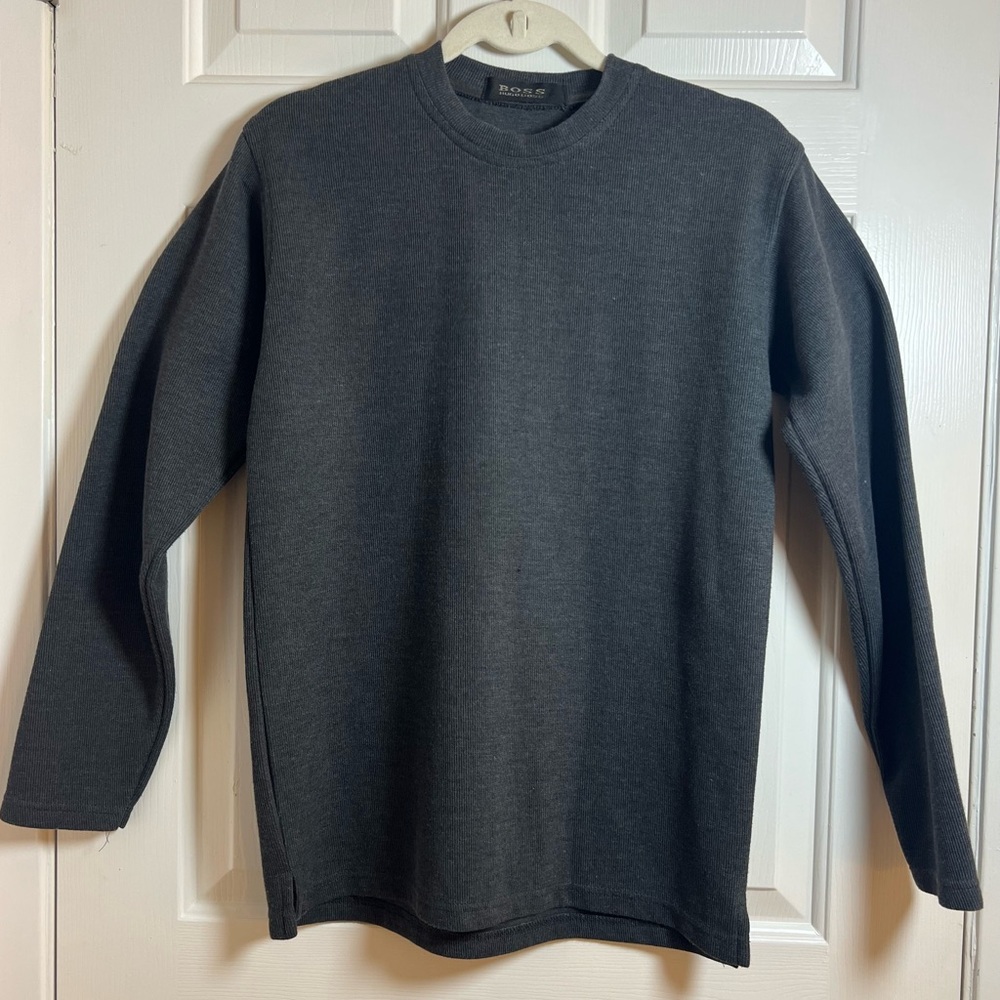 Boss Hugo Boss - Slim-fit sweater‎ in merino wool with crew neckline
